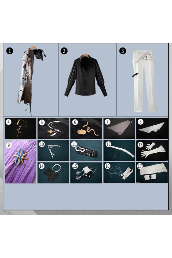 2XXT Cosplay Arknights Thorns the Lodestar Cosplay Costume